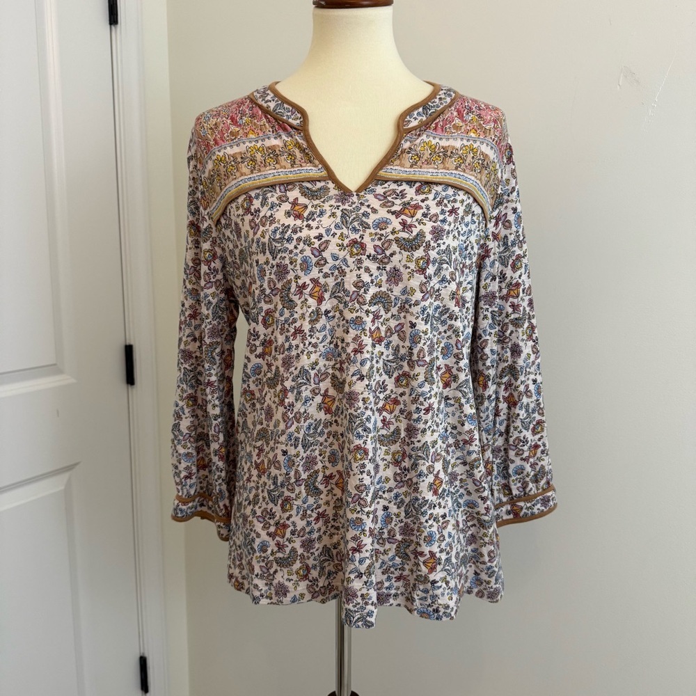 J. Jill Boho Peasant‎ Blouse Women’s M